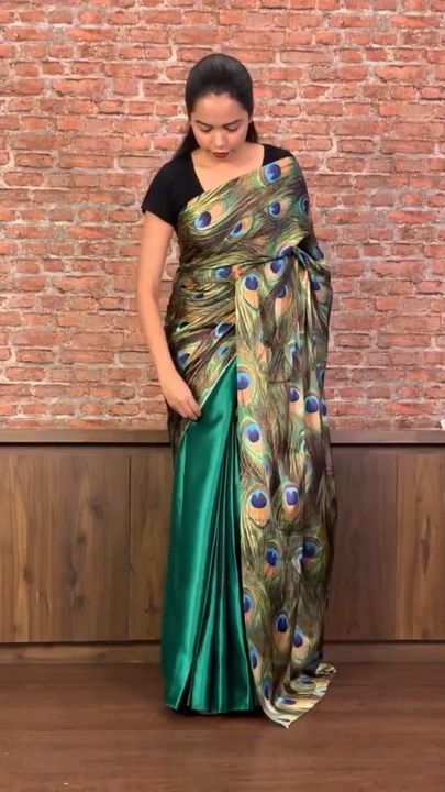 Saree with moti lace border uploaded by STYLIZE on 9/29/2021