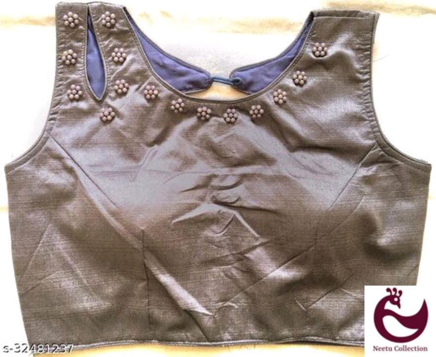 Product image of Moti work Stitched blouse, price: Rs. 300, ID: moti-work-stitched-blouse-1d23e09e