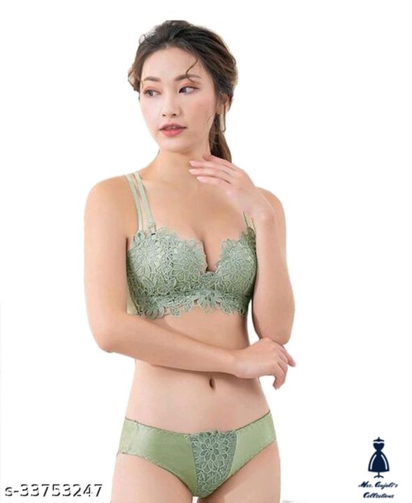 Women Embroidered Silk Blend Lingerie Set uploaded by business on 9/29/2021
