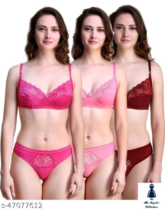 vic-women sytile set bra beautiful Set of 3 uploaded by business on 9/29/2021