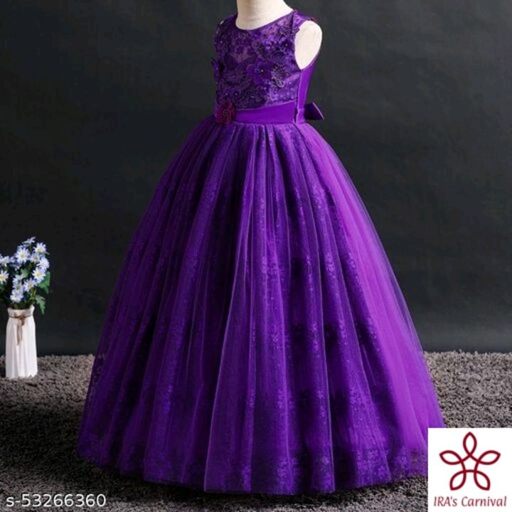 Post image Girls Polyetser Sleeveless Applique Floral Solid Gown in Purple Color (1045223)Fabric: PolyesterSleeve Length: SleevelessPattern: PrintedMultipack: SingleSizes:4-5 Years, 12-13 Years, 11-12 Years, 6-7 Years, 7-8 Years, 9-10 YearsA Must Have From Our Collection! We Make Sure Your Kids Look Stylish &amp; Cute While Still Being Comfortable.Sort Their Outfit With Us. It'S Time To Update Your Little Ones Wardrobe With Something Charmingly Trendy. If They Got It, Let'Em Flaunt It!
