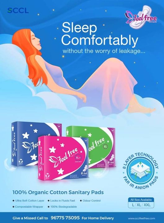 Feelfree 240 mm Regular pads uploaded by Feelfree cotton sanitary napkins on 9/30/2021