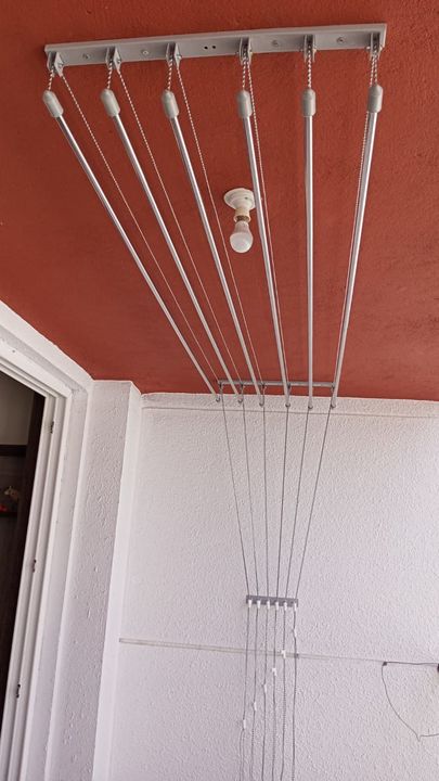 Stainless Steel Pulley type Ceiling Cloth Drying Hanger uploaded by business on 9/30/2021