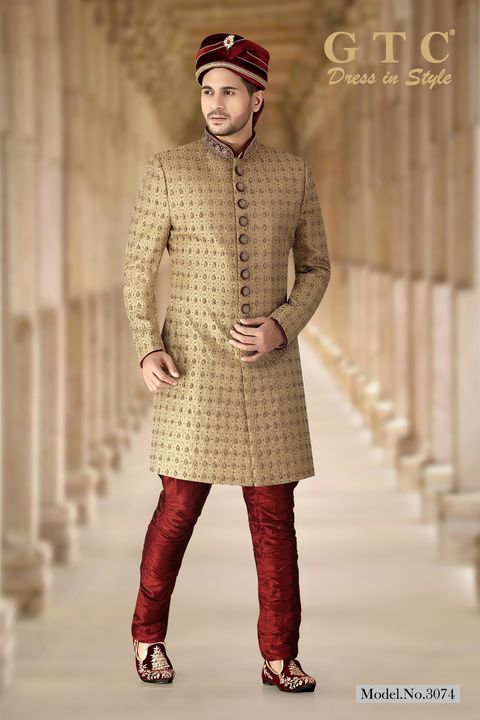 Exquisite GTC- Designer Sherwani uploaded by AMBE COLLECTIONS  on 9/30/2021