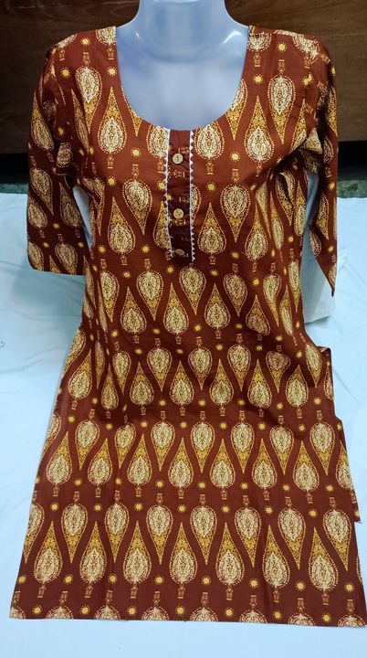 Cotton Printed Kurti  uploaded by Abhi Creations on 9/30/2021