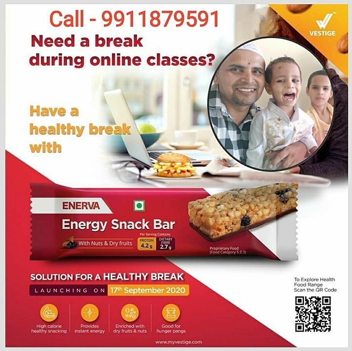 Vestige Envera Energy Snacks Bar uploaded by Gold spices and dry fruits on 9/13/2020