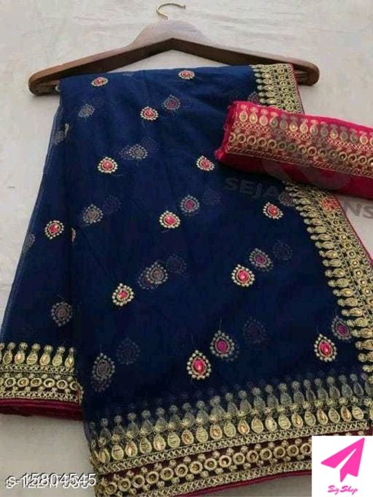 beautifull party wear saree uploaded by business on 10/1/2021