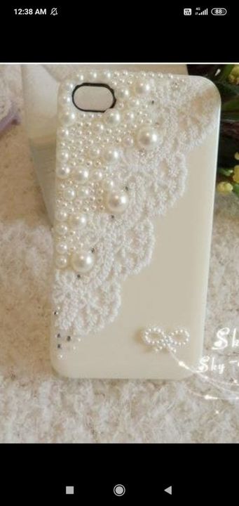 Stone work mobile cover  uploaded by Akshra collection on 10/1/2021