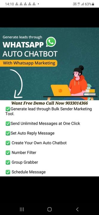 Bulk Whatsapp software  uploaded by business on 10/1/2021