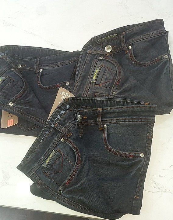 Dark colour comfert fit danim jeans 👖 uploaded by STUNNER JEANS CO on 9/13/2020