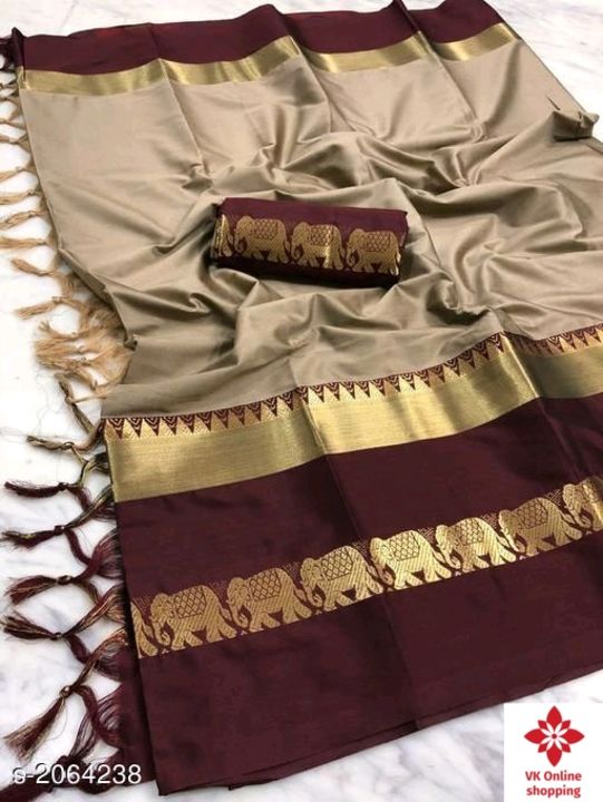 Post image Catalog Name:*Divine Attractive Cotton Silk Sarees Vol 12*Saree Fabric: Cotton / Cotton SilkBlouse: Product DependentBlouse Fabric: Product DependentPattern: Product DependentBlouse Pattern: Same as BorderMultipack: SingleSizes: Free SizeDispatch: 2-3 DaysEasy Returns Available In Case Of Any Issue
Click Link BUY NOW..👇👇https://mydukaan.io/vkonlinestore7350/products/divine-attractive-cotton-silk-sarees