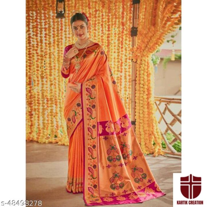 Silk sari uploaded by Chandra Bisht on 10/1/2021