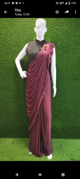 New readimat saree... more colours available uploaded by business on 10/1/2021