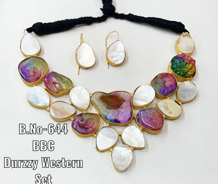 Druzy western necklace uploaded by business on 10/1/2021