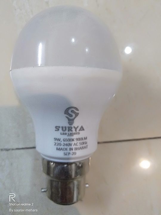 9W led bulb 6 month warranty uploaded by Saurav trading on 9/13/2020