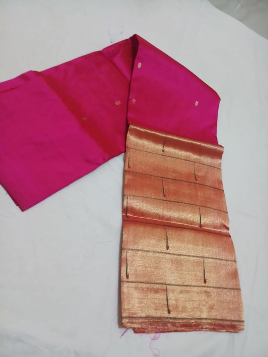 Trepal muneya broked puar silk paithane sare  uploaded by Aryan paithane manufacharin and selar on 10/2/2021