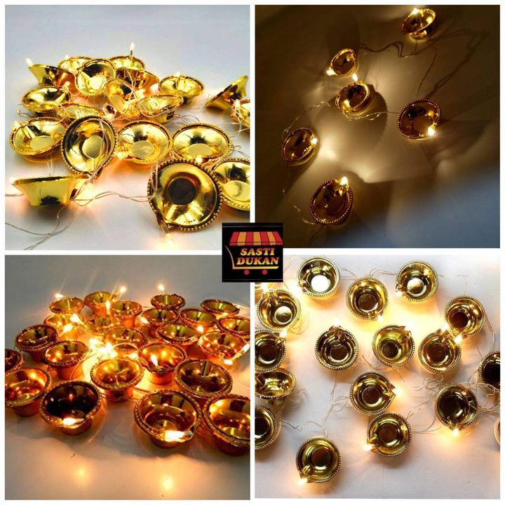 Golden Diya light Toran uploaded by Sudama Rani dress boutique collecti on 10/2/2021