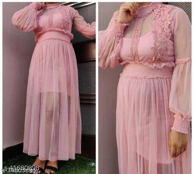 Women Lace Flowers Dream Gauze Dress uploaded by business on 10/2/2021