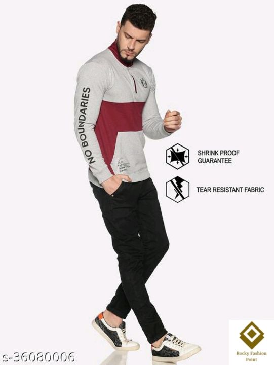 UrGear Full Sleeve Color Block Men Sweatshirt uploaded by business on 10/2/2021