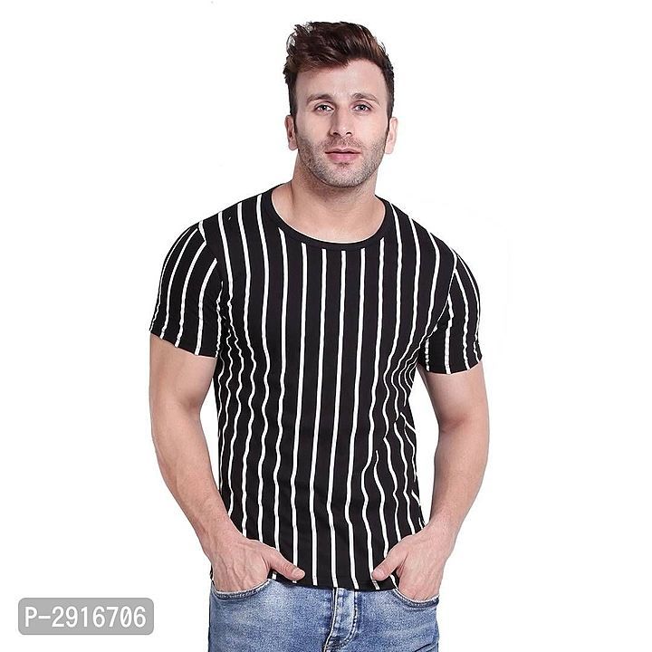 Trending Striped Cotton Blend T Shirt uploaded by business on 6/2/2020