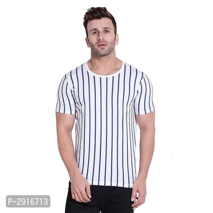 Trending Striped Cotton Blend T Shirt uploaded by Akash Fashion Store 💓 on 6/2/2020