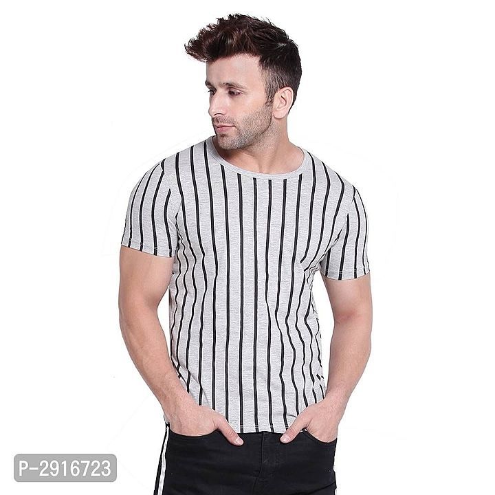 Trending Striped Cotton Blend T Shirt uploaded by Akash Fashion Store 💓 on 6/2/2020