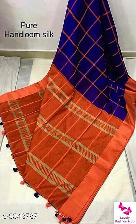 Beautiful Cotton Silk Saree uploaded by Lovely Fashion Hub on 9/13/2020