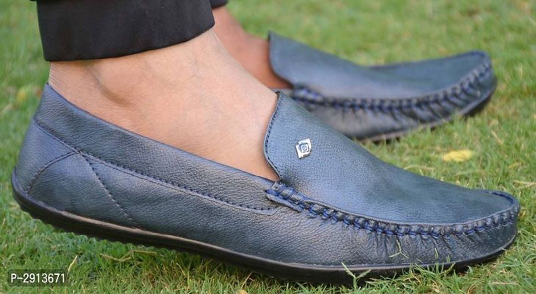 Elegant Solid Synthetic Leather Slip-on Men's loafers uploaded by business on 10/2/2021