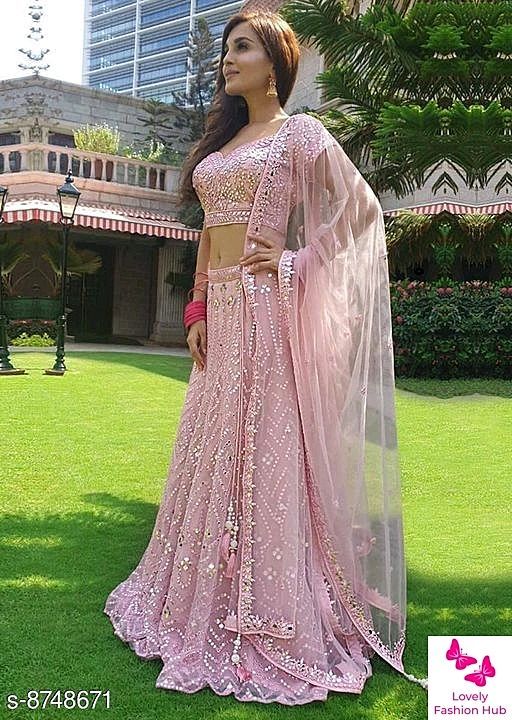 Women's Georgette Lehnga uploaded by business on 9/13/2020
