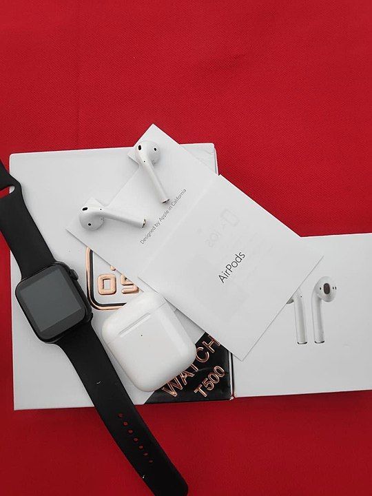 Combo offer iphone airpods and watch  uploaded by Branded collection on 9/13/2020