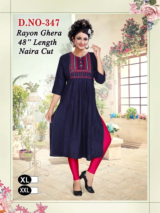 Nyra cut kurti uploaded by Zubeda collection on 10/3/2021