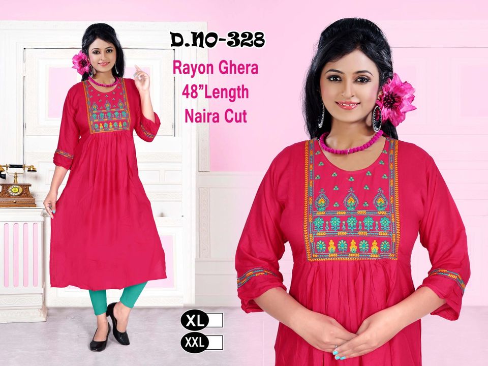 Nyra cut kurti uploaded by Zubeda collection on 10/3/2021