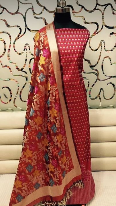 Banarasi dress material  uploaded by Jaiswal fashion on 10/3/2021