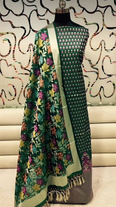 Banarasi dress material  uploaded by Jaiswal fashion on 10/3/2021