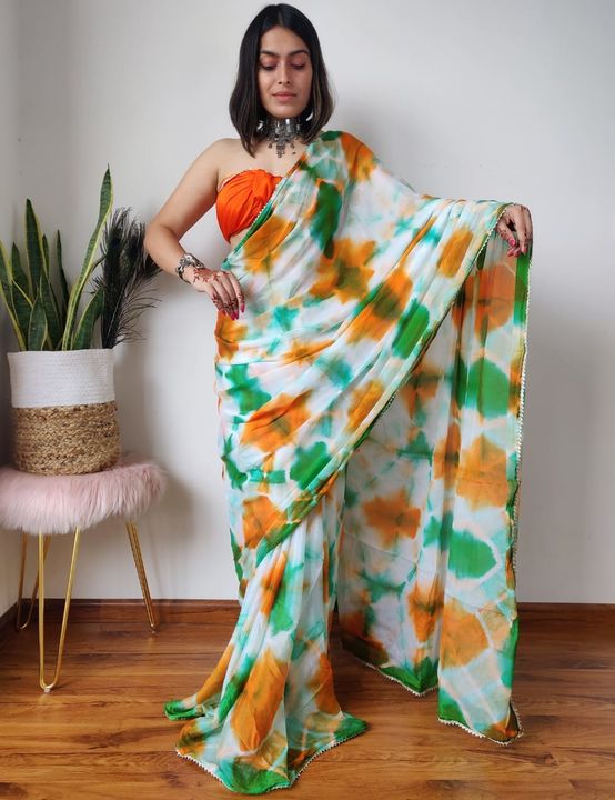  CHINON CRAPE SAREE uploaded by business on 10/3/2021