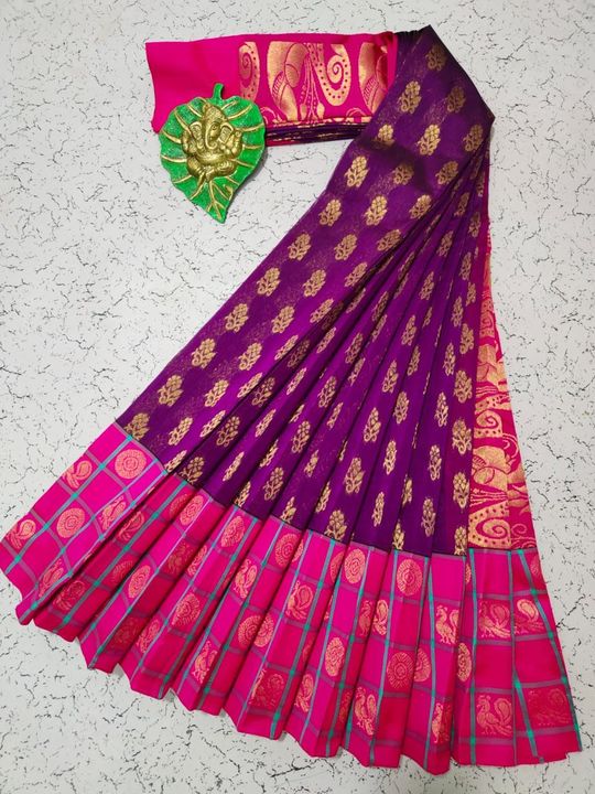Fancy cotton saree uploaded by business on 10/3/2021