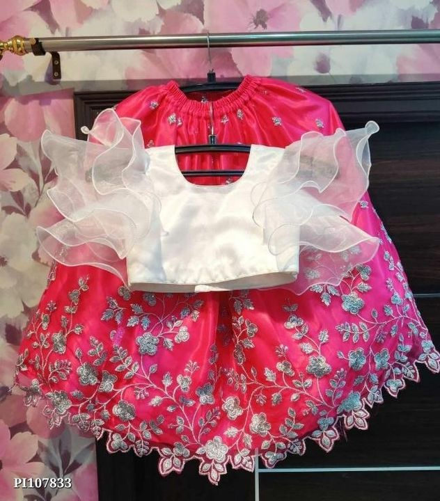 kids lehnga uploaded by pink Rose fashion Store  on 10/3/2021