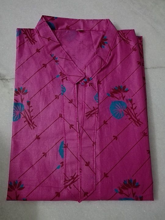 Cotton Kurti's Attractive designs Prints are Available Sizes Extra small.  uploaded by business on 9/13/2020