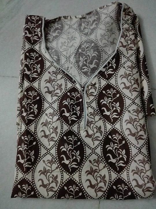 Cotton Kurti's Attractive design prints Sizes XL uploaded by business on 9/13/2020