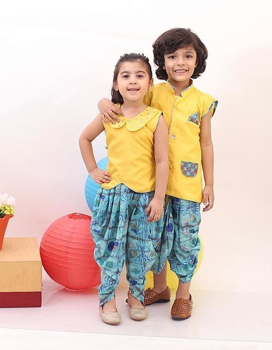 Product image with price: Rs. 1600, ID: dhoti-dress-for-both-boy-and-girl-c3fa4a62