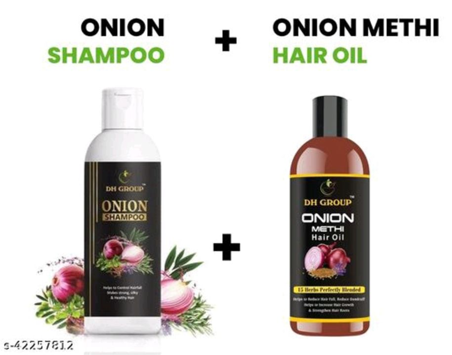 ONION HAIR SAMPOO & METHI ONIAN HAIR OIL  uploaded by business on 10/4/2021
