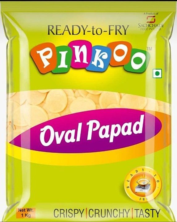 Oval papad ready to fry uploaded by business on 9/14/2020