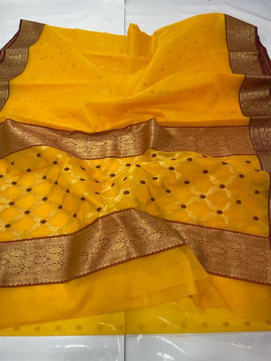 Chanderi handloom saree  uploaded by Chanderi saree on 10/5/2021