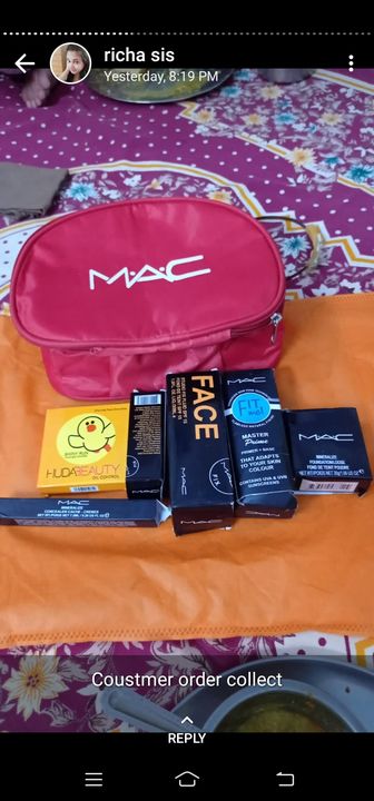 Mac branded makeup combo kit  uploaded by Mahavir trading co. on 10/5/2021