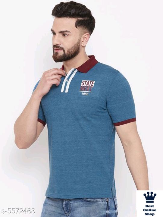 Trendy Partywear Men Tshirts uploaded by business on 10/5/2021