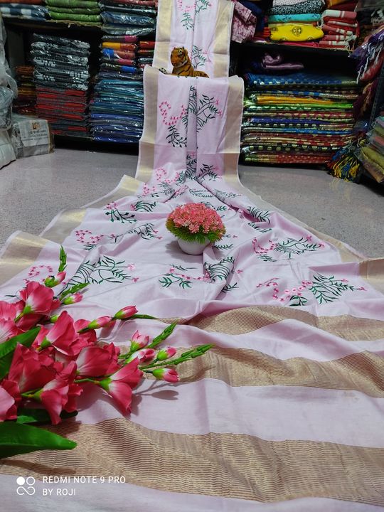 🥻kota stepal jaree bodar imbodari saree uploaded by business on 10/5/2021