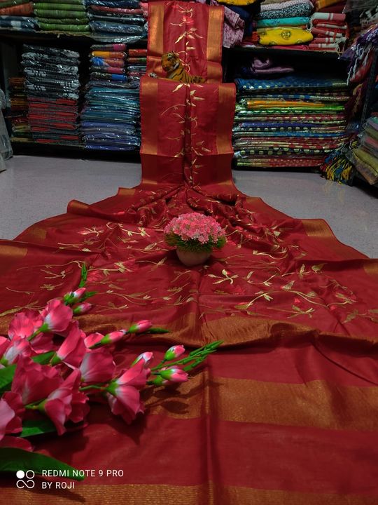 🥻kota stepal jaree bodar imbodari saree uploaded by Cotton suits and sarres on 10/5/2021