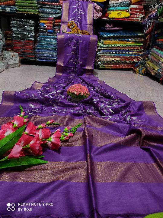 🥻kota stepal jaree bodar imbodari saree uploaded by Cotton suits and sarres on 10/5/2021