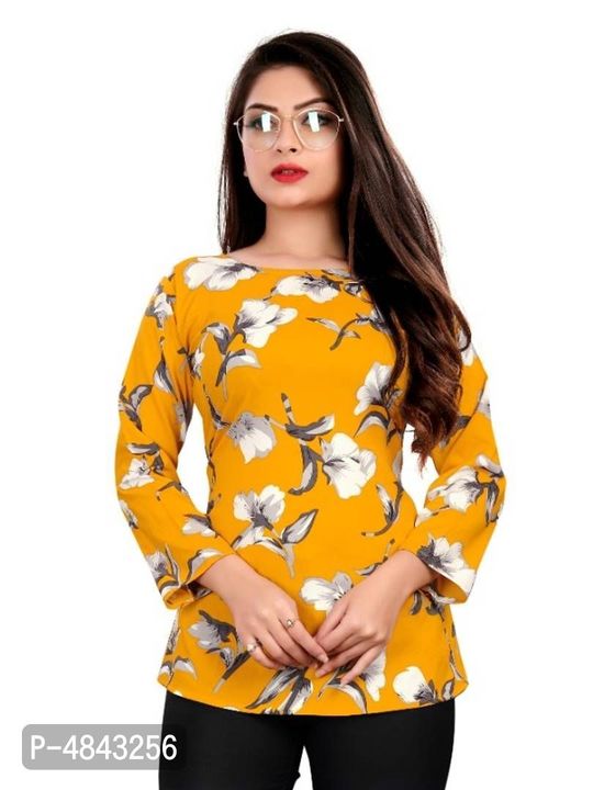 Women's Crepe Printed Top uploaded by business on 10/5/2021