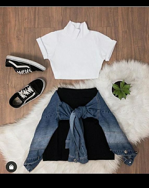 Post image Combo  ❤
Skirt + tee + jacket 
Best  quality 🥰🥰
Free size upto 34"
Price: 650/ no less ..

Free shipping 💕
No less in this..